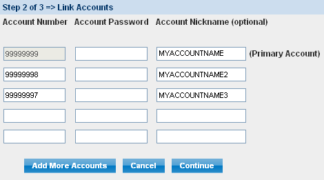 Link your accounts to your User ID